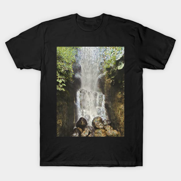 Waterfall T-Shirt by heidiannemorris